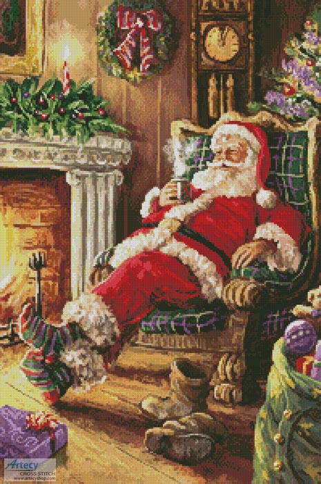 Santa Resting